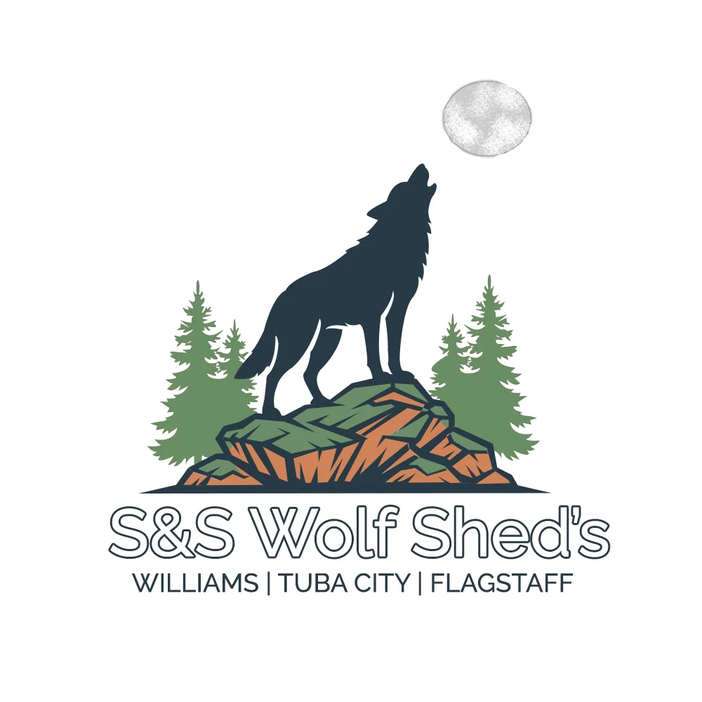 Original S and S Wolf Sheds logo